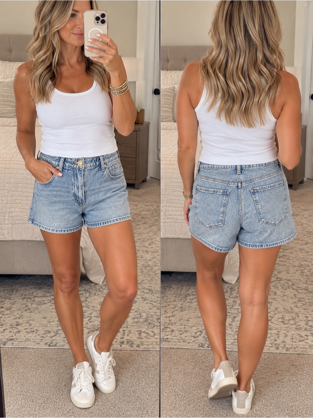 STS Blue Light Wash High-Rise Denim Shorts